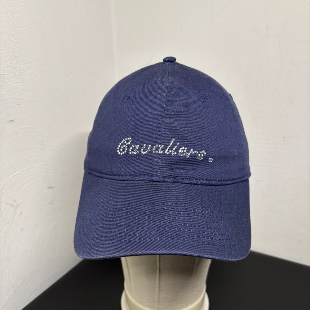 Starter Cavaliers Navy Blue Baseball Cap Hat Adult OSFM Bedazzlled‎ UVA Virginia